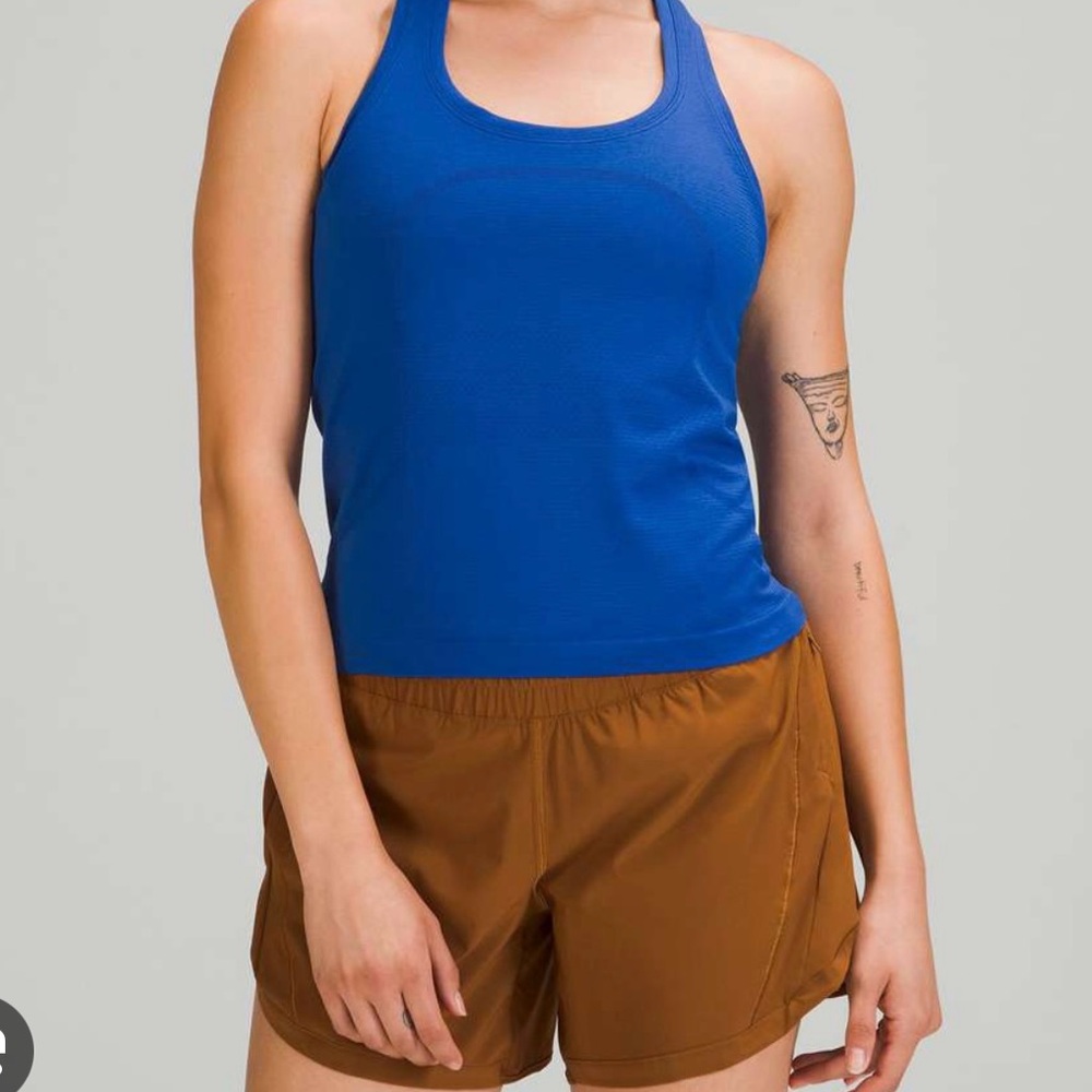 lululemon athletica Blue Tank Top
